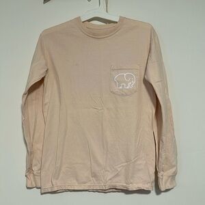 Ivory Ella long sleeve tee shirt, size small. EUC